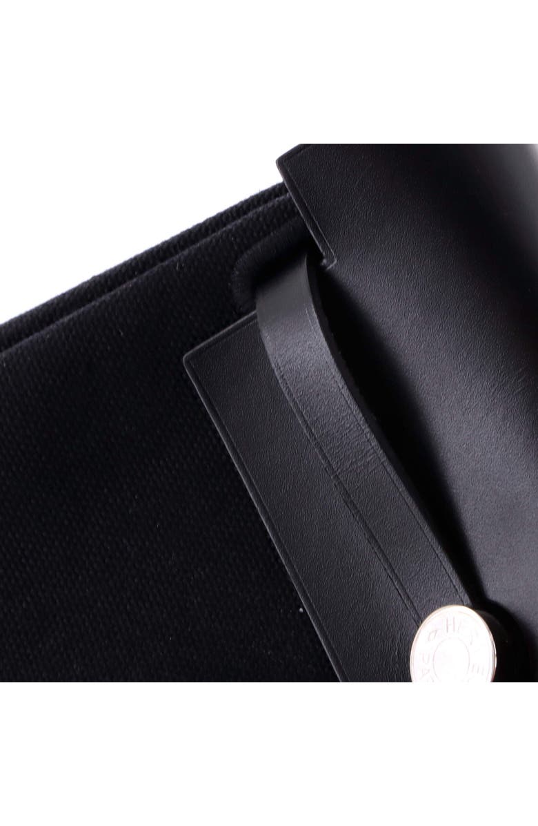 Pre-Owned Hermes Herbag Zip Toile and Leather 20, Alternate, color, Noir