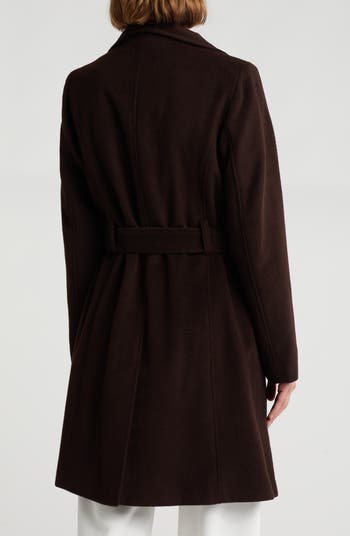 Michael Kors Asymmetric Belted Wool Blend Coat | Nordstromrack Michael Kors Asymmetric Belted Wool Blend Coat | Nordstromrack