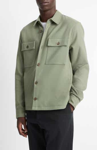 Vince Double Face Workwear Button-Up Shirt