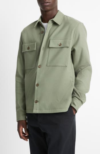 Vince Double Face Workwear Button-up Shirt
