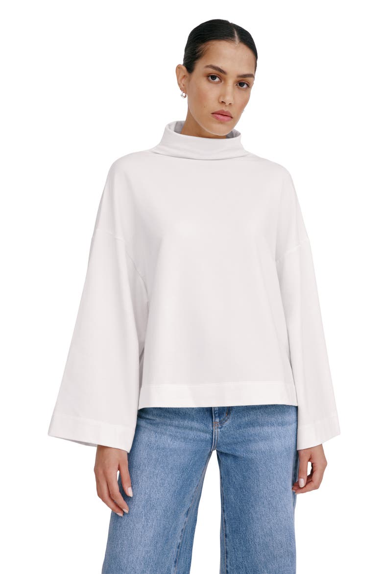 Amanda French Terry Sweatshirt, Alternate, color, CREAM