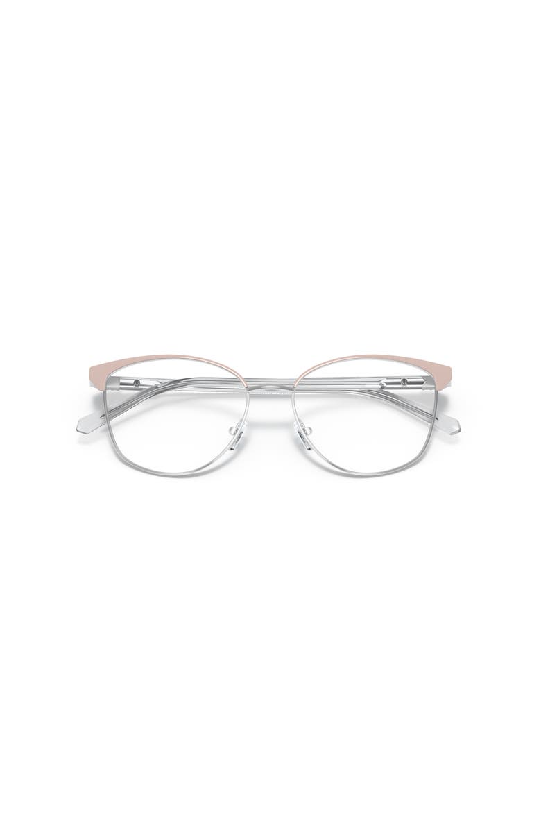 Michael Kors 54mm Cat Eye optical glasses, Alternate, color, Silver