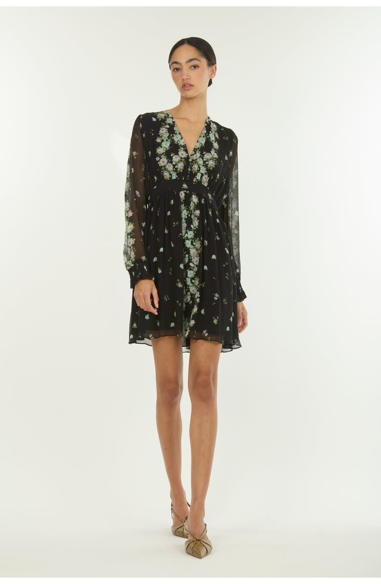 SECRET MISSION Emerson Dress, Main, color, Black Floral Alley