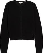 Vince Mixed Media Wool and Silk Blend Cardigan