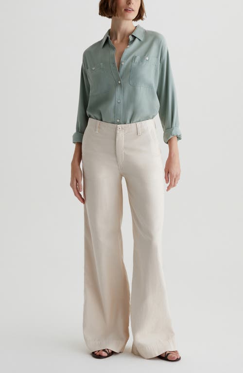 AG AG LAURENT TWILL WIDE LEG PANTS 