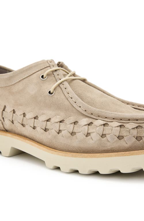 Allsaints Skiff Woven Suede Derby Shoes