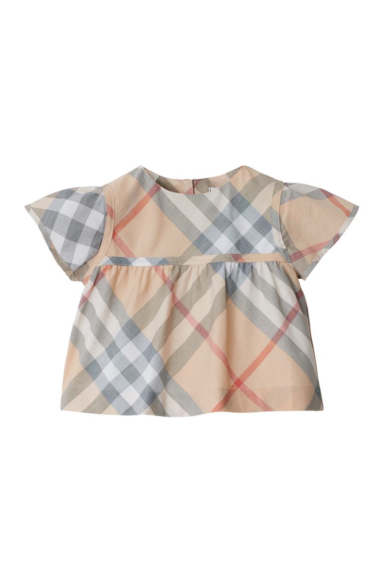 Burberry Check Cotton Blouse, Main, color, 