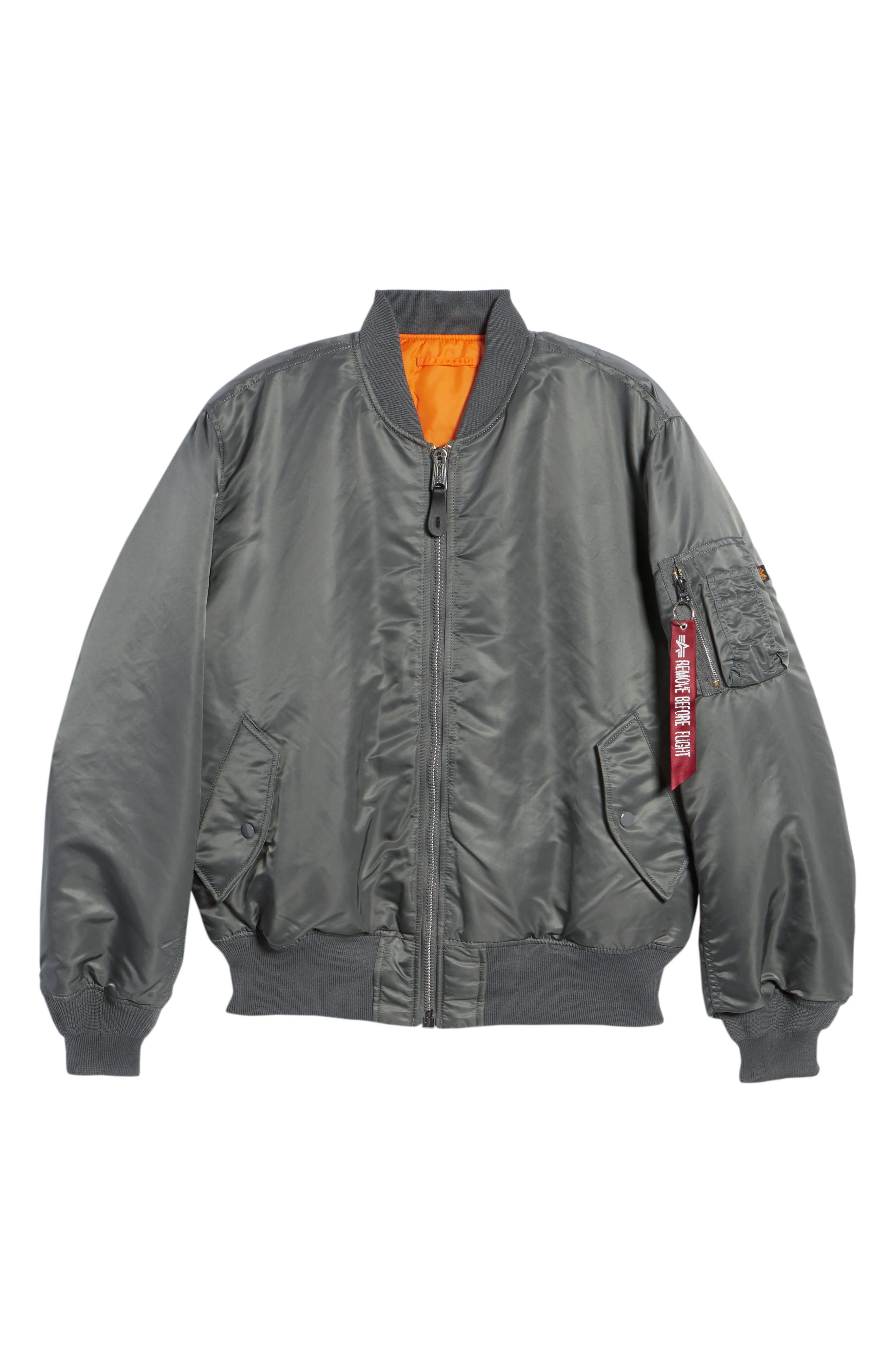 Alpha Industries MA-1 Reversible Bomber Jacket (Men) | Nordstrom
