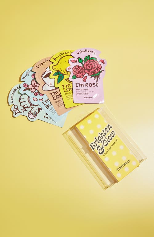 Tonymoly Brightening Glow Set Of 5 Sheet Mask Set In No Color