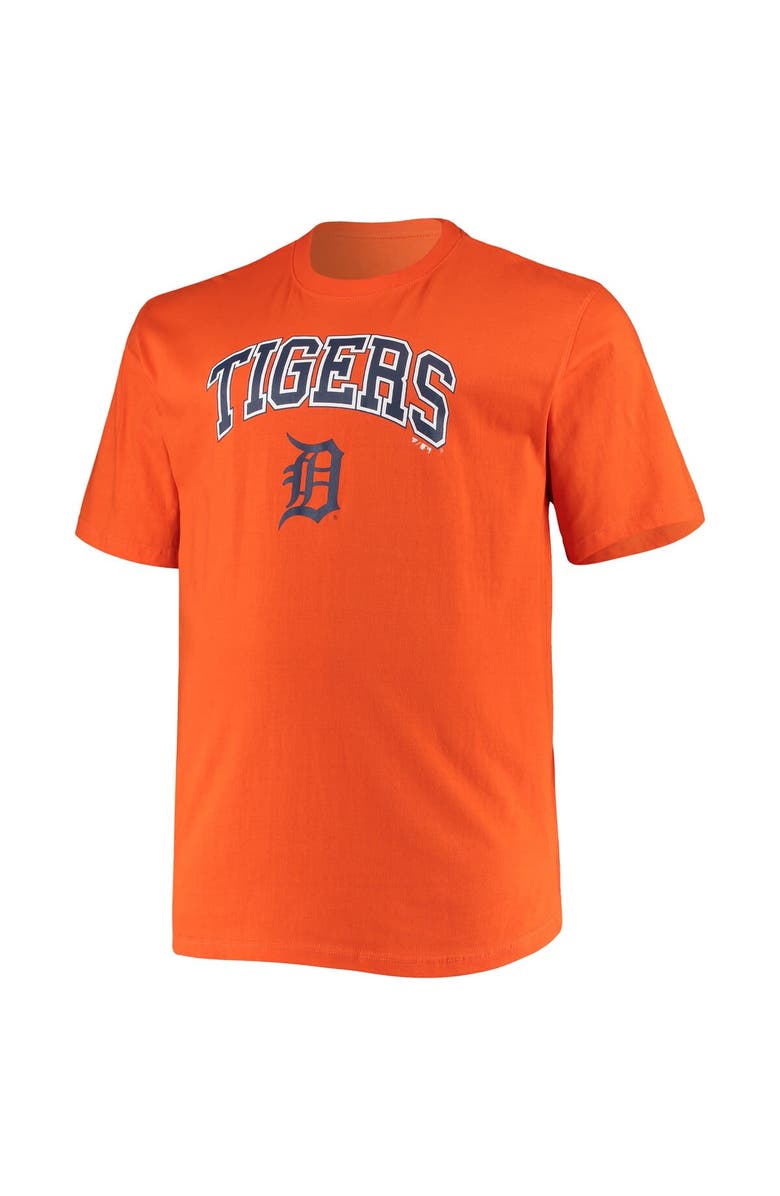 FANATICS Men's Fanatics Branded Orange Detroit Tigers Big & Tall Secondary T-Shirt, Alternate, color, 