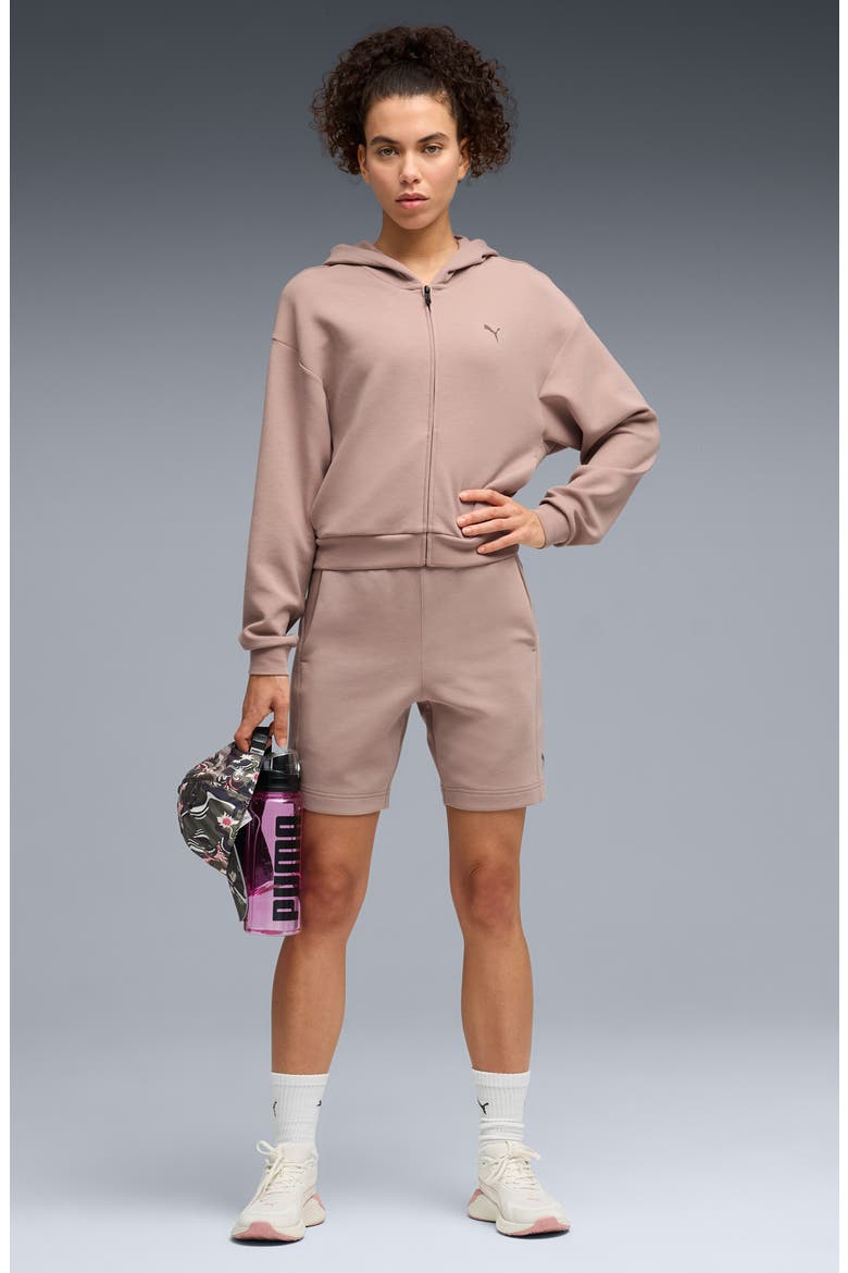 CLOUDSPUN Zip Hoodie, Alternate, color, SANDSTONE HEATHER