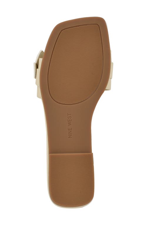 Nine West Missj Slide Sandal In Neutral