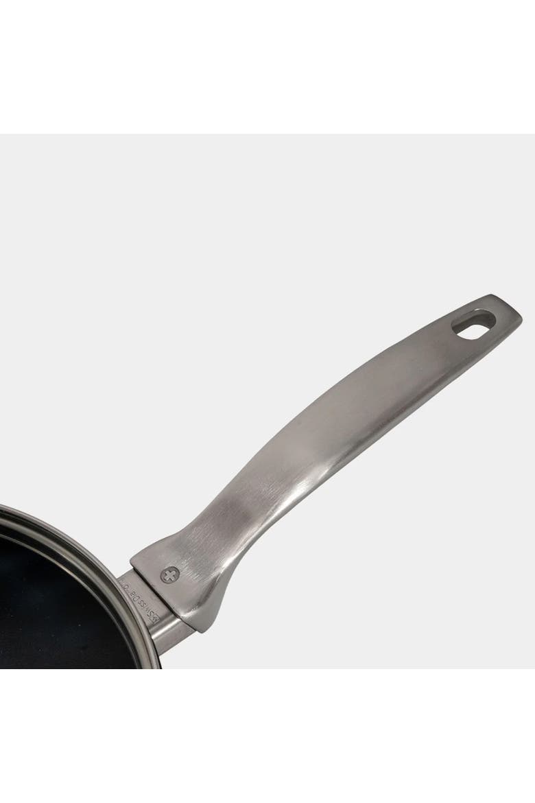 CHD Nonstick Saucepan with Glass Lid, 3.2 qt, Alternate, color, Black