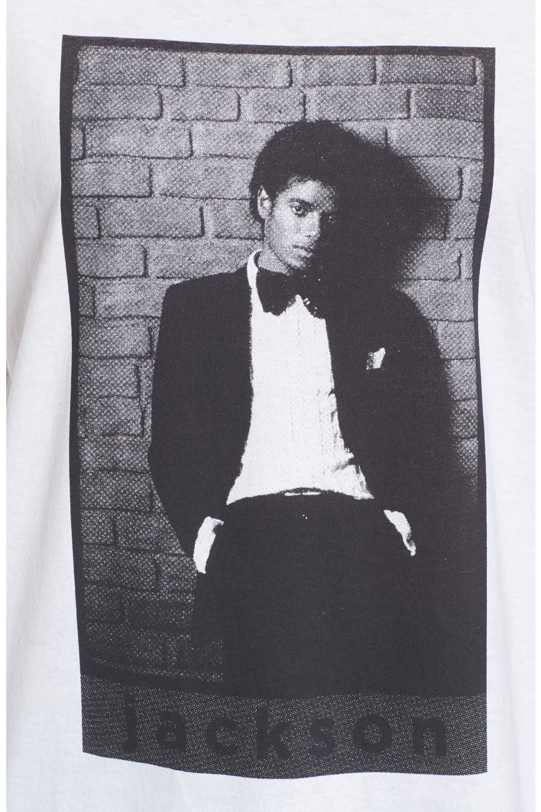 Michael Jackson T-Shirt, Alternate, color, WHITE