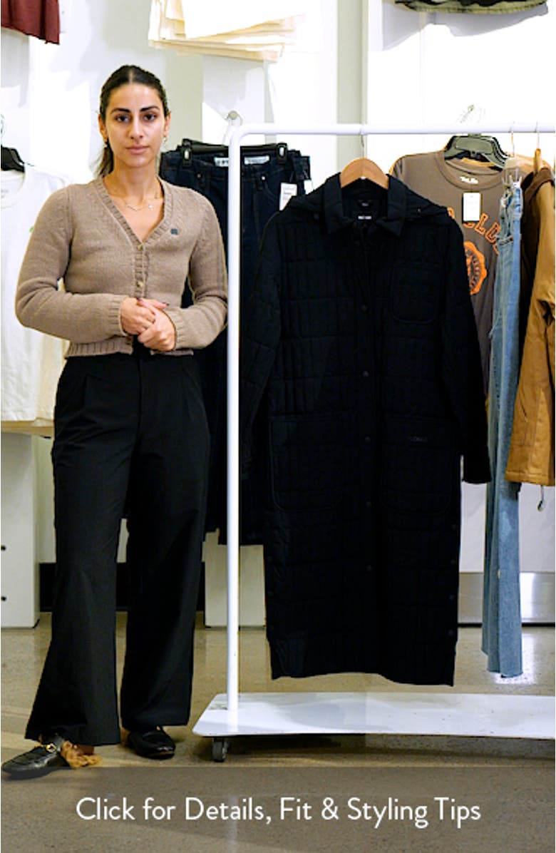 Tadoka Down & Feather Long Hooded Coat, sales video thumbnail