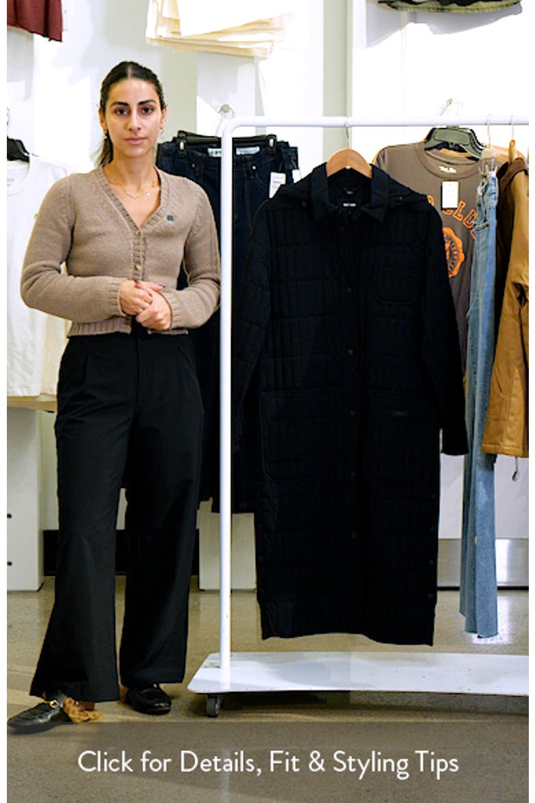 Tadoka Down & Feather Long Hooded Coat video