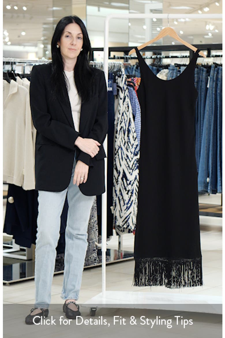 Bianca Fringe Hem Midi Dress video