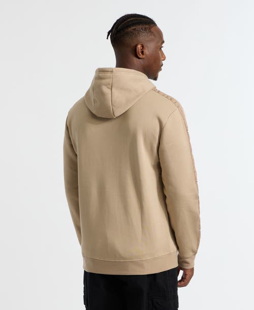 Ecko Unltd . Tonal Tape Hoodie In Taupe