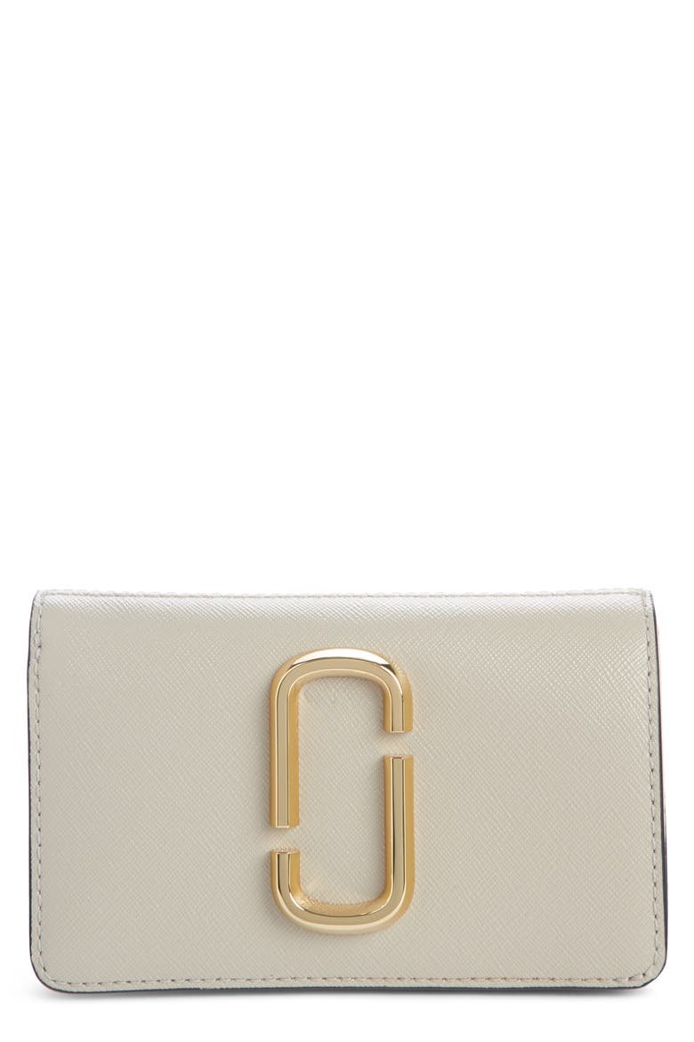 Snapshot Leather Compact Wallet, Main, color, DUST MULTI