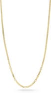 CHLOE AND MADISON Heart Curb Chain Necklace