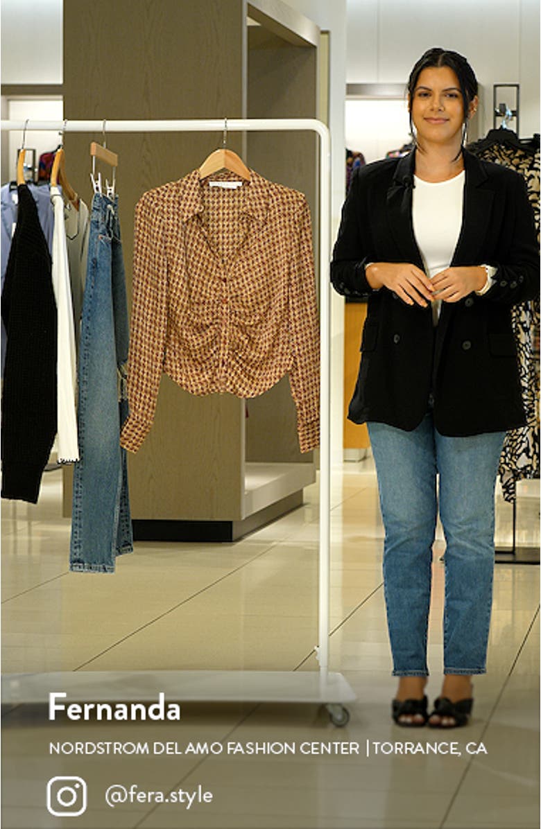 Ruched Button-Up Shirt, sales video thumbnail