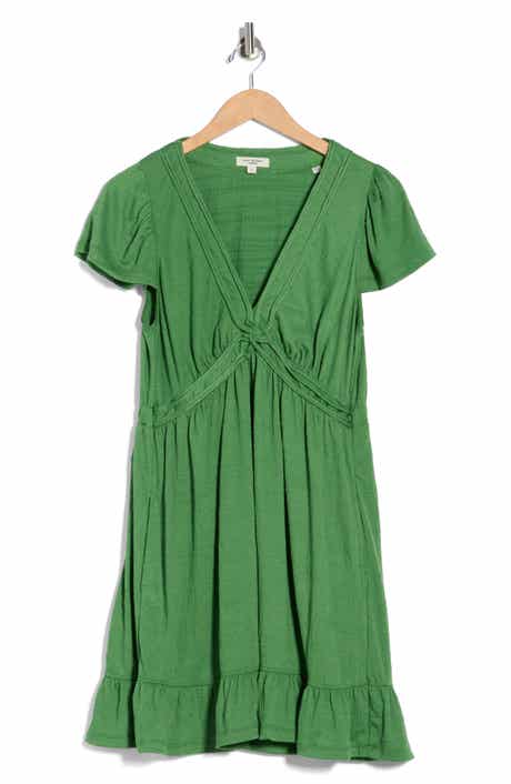 MAX STUDIO V-neck Jersey Dress