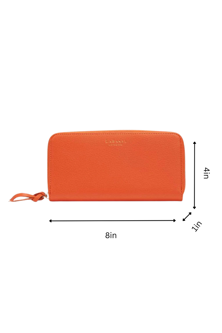 Serene Vegan Zip Around Wallet, Alternate, color, Sunset