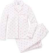 Petite Plume Pima Cotton Jersey Long Pajamas