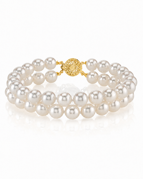 Hanadama Akoya Double Pearl Bracelet