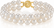 The Pearl Source Hanadama Akoya Double Pearl Bracelet