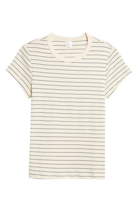 Nando Stripe Cotton T-Shirt