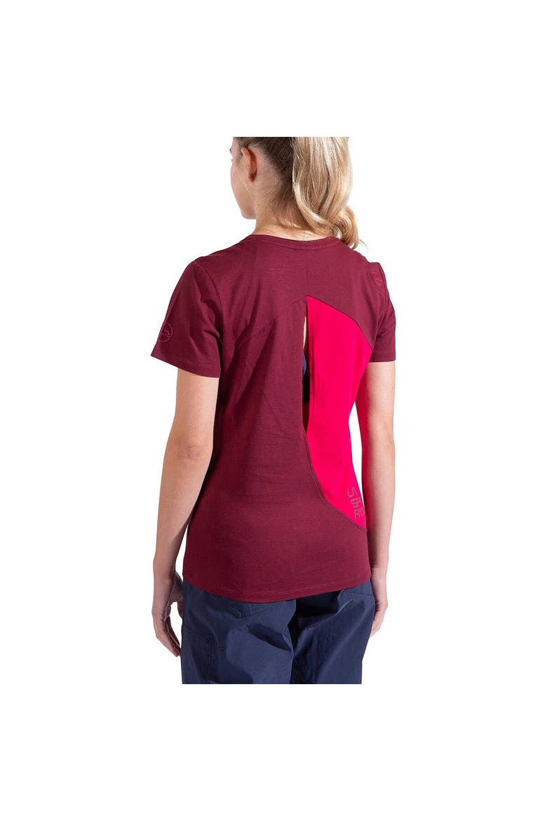 Roof T-Shirt - Women's, Alternate, color, Redwood/Azalea