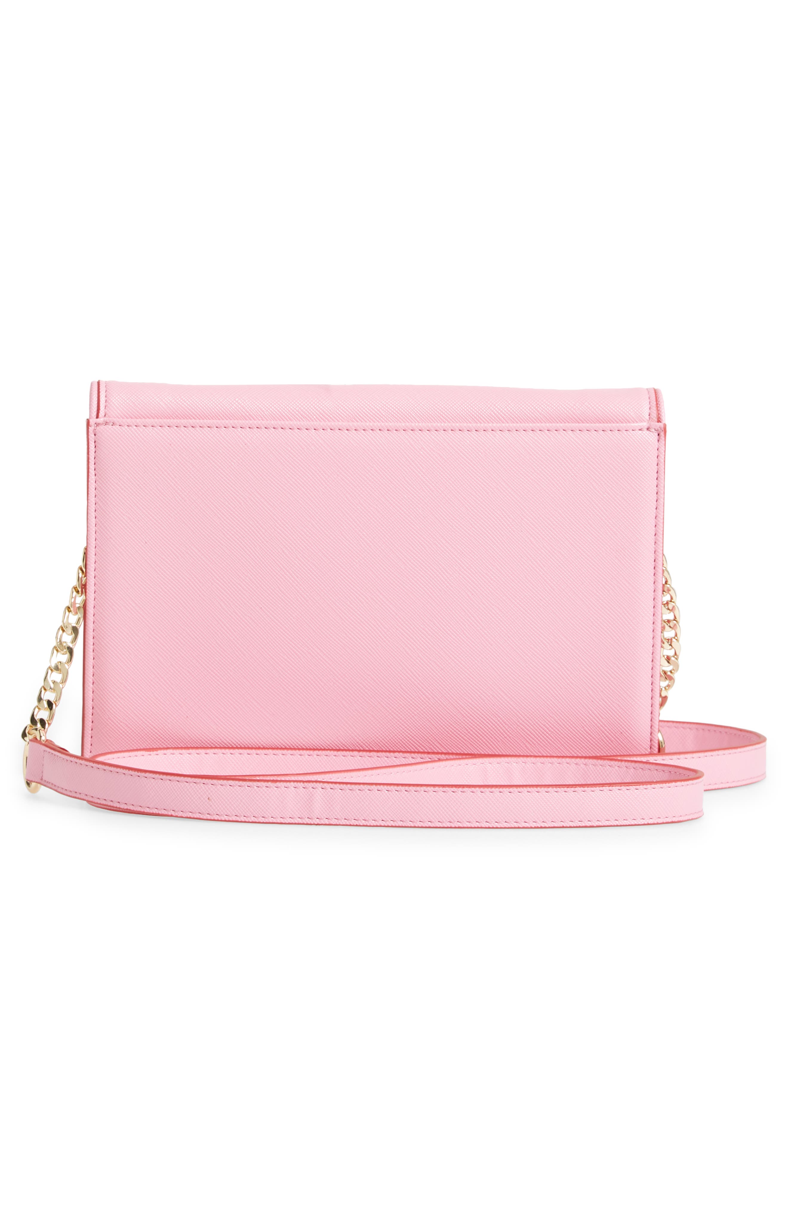 Delilah Crossbody Wallet, Alternate, color, PINK BUTTERFLY