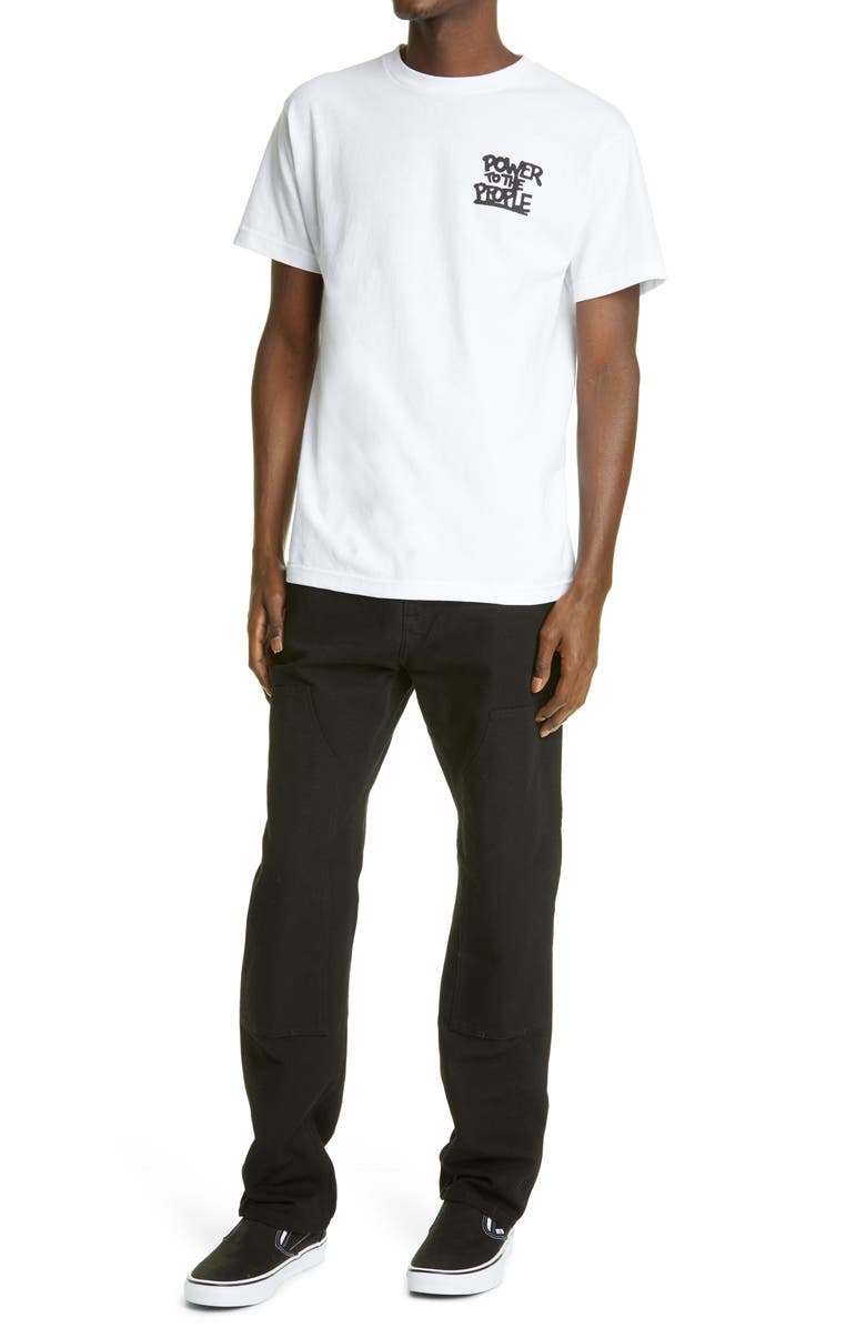 Adeshola Makinde Power to the People Cotton Graphic Tee, Alternate, color, 