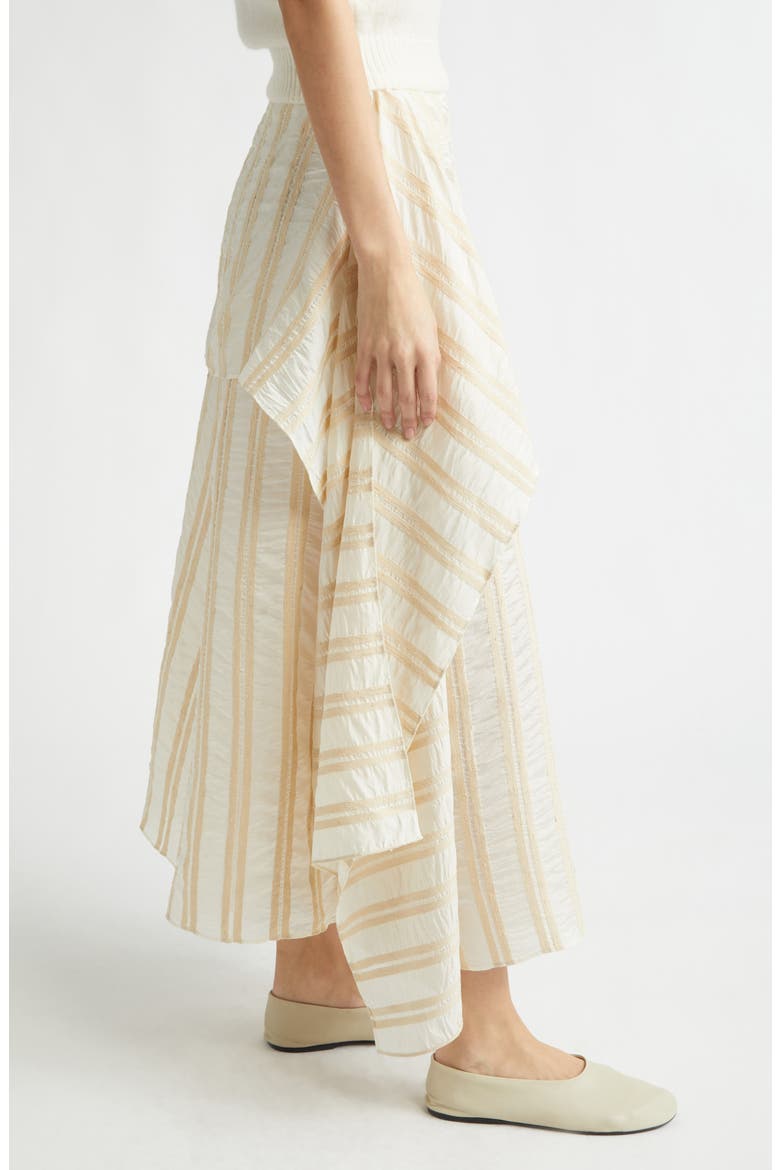 Layered Silk Skirt, Alternate, color, BEIGE