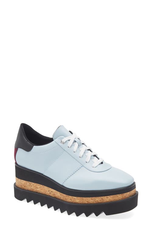 Shop Stella Mccartney Sneakelyse Platform Sneaker In Dusty Blue