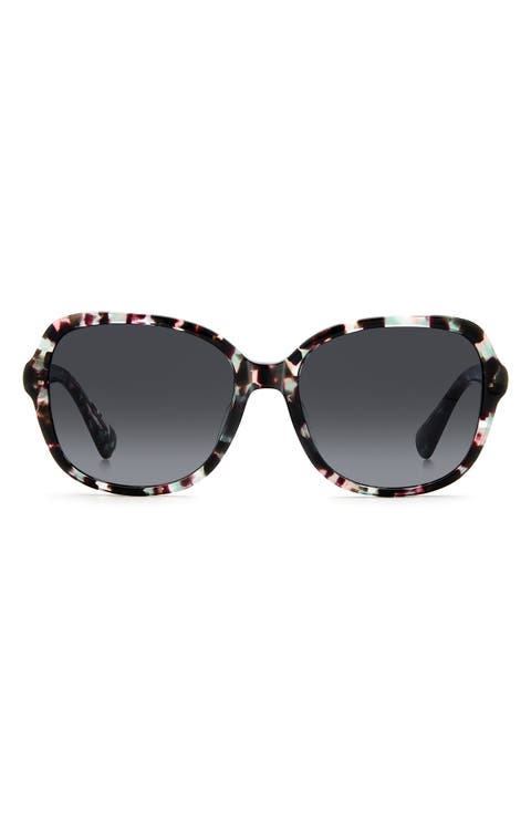 Eliza 57mm Geometric Sunglasses