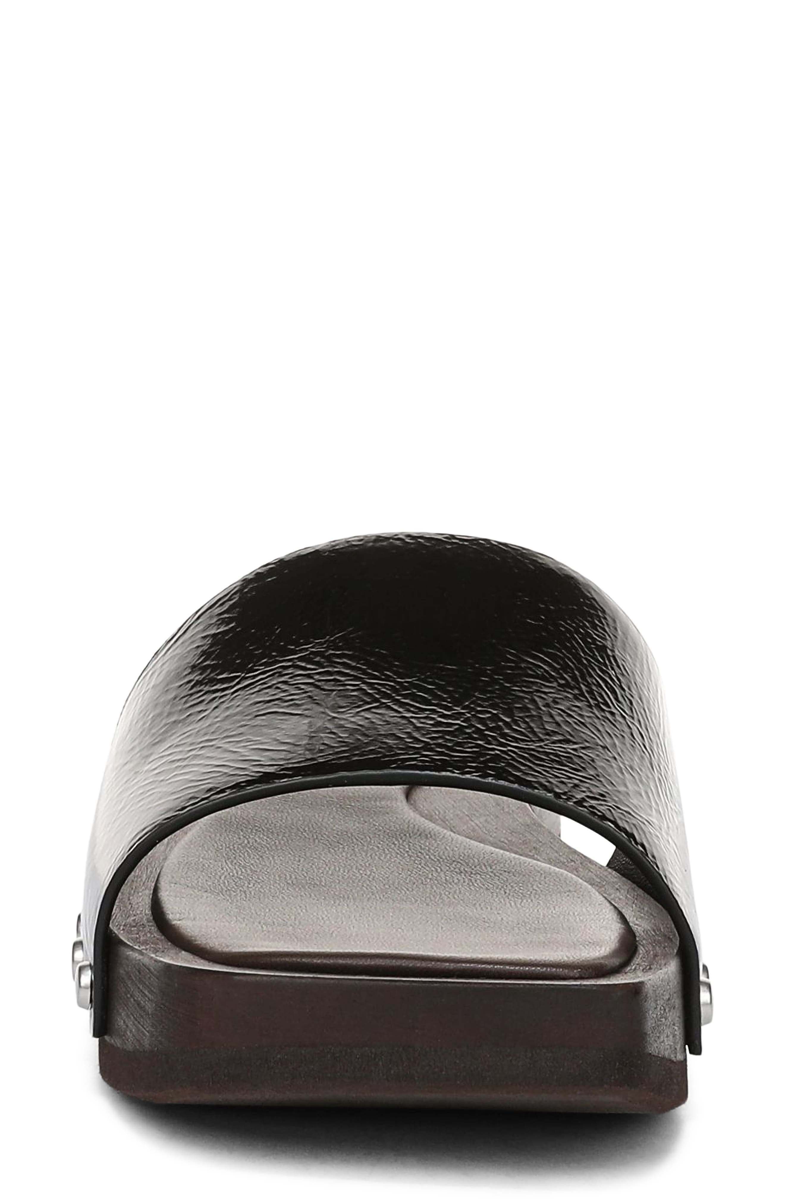 Vince Barbara Platform Slide Sandal, Alternate, color, Black