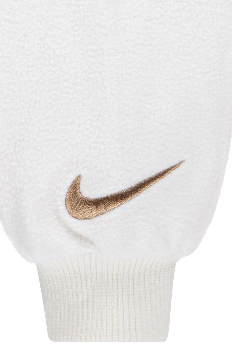 Nike Animal Embroidered Fleece Hoodie & Joggers Set, Alternate, color, Pale Ivory