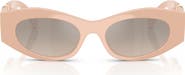 Versace 51mm Oval Sunglasses