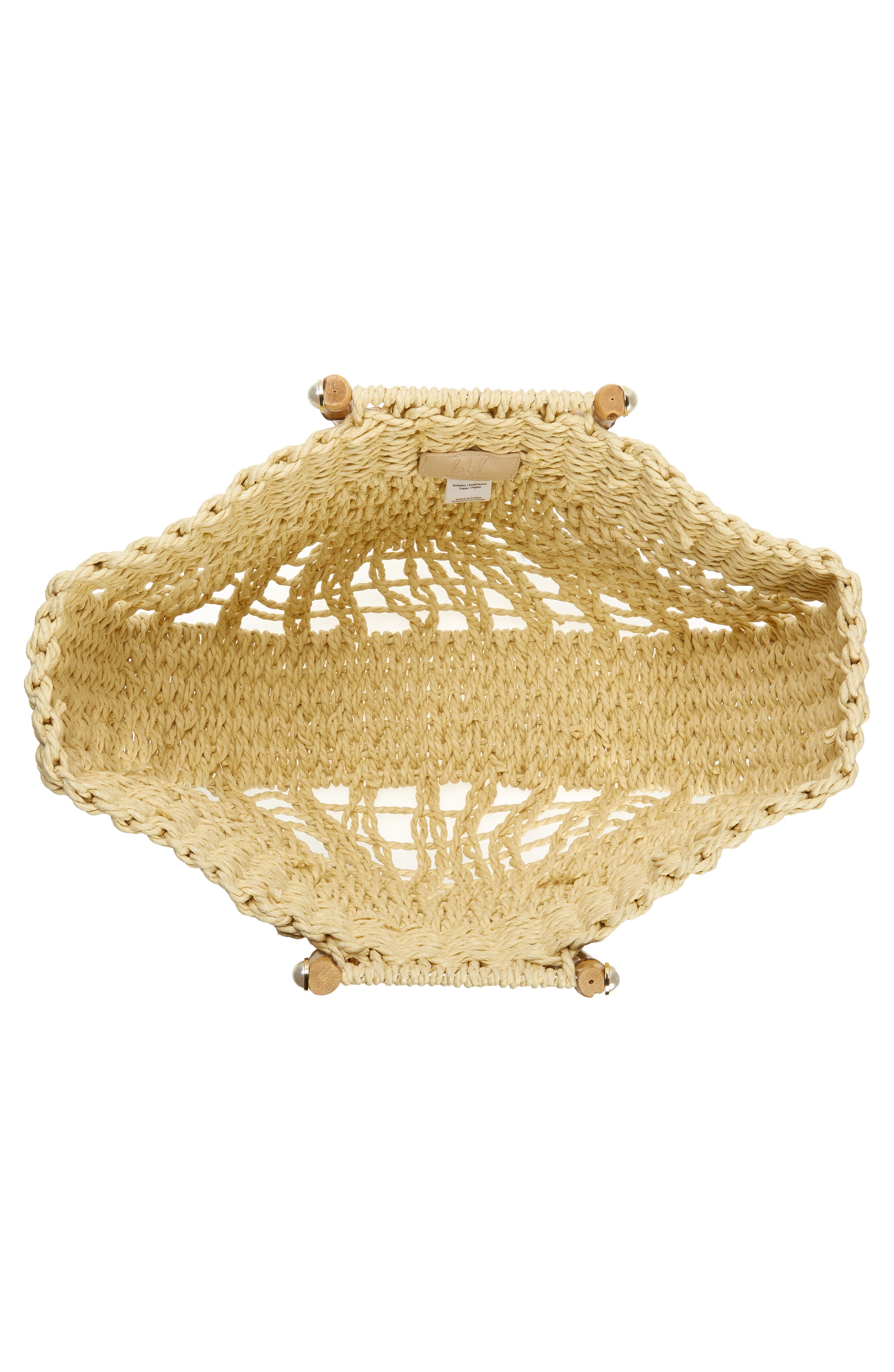 BTB Los Angeles Straw Tote, Alternate, color, 