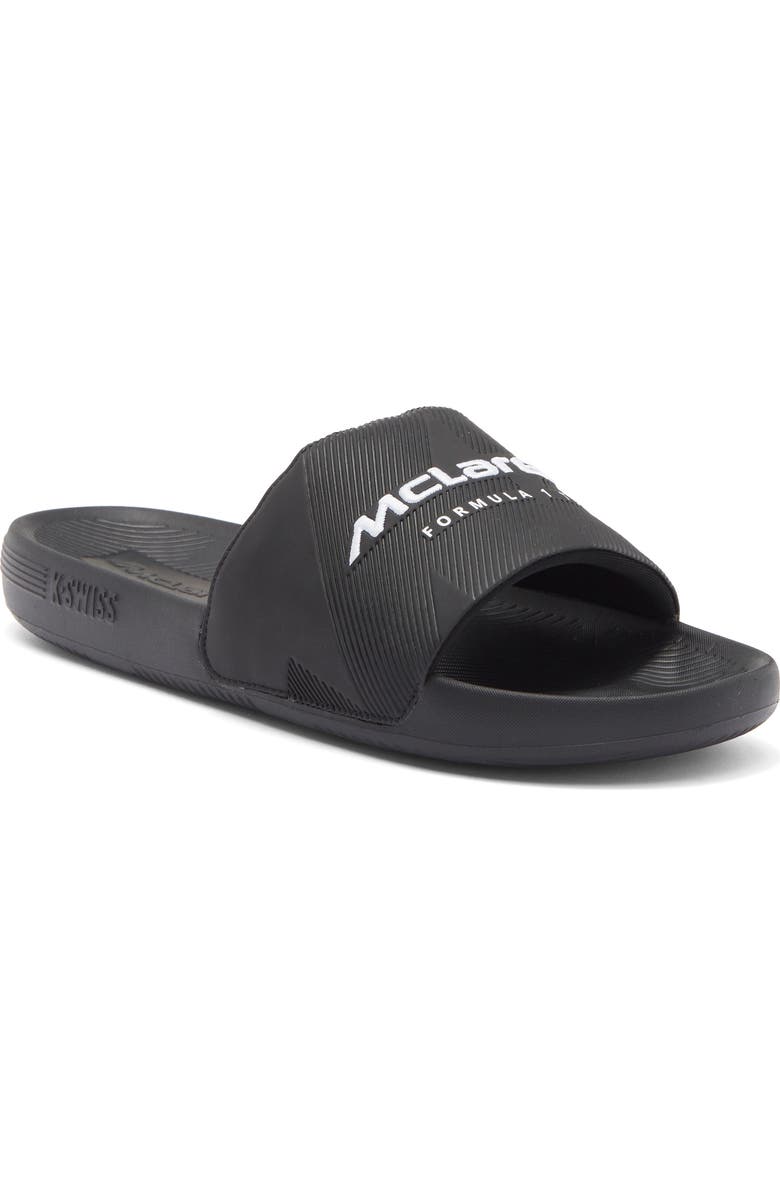 K-Swiss x McLaren Slide Sandal, Main, color, Black