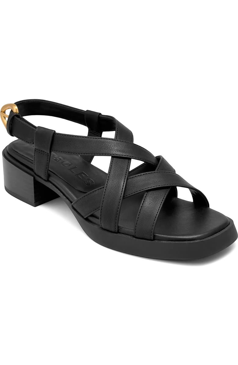 Aerosoles Daily FX Slingback Sandal, Main, color, Black