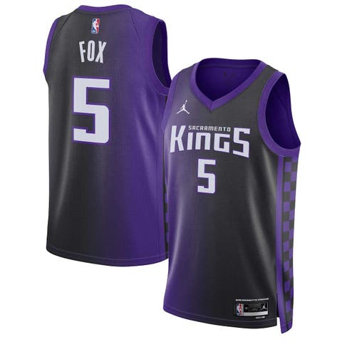 Unisex Jordan Brand De'Aaron Fox Purple Sacramento Kings Swingman Jersey - Statement Edition