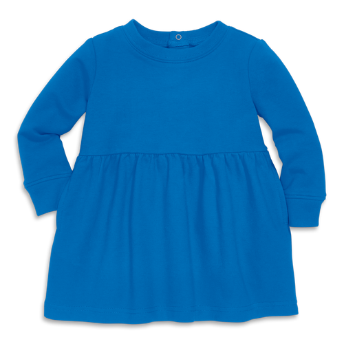 Primary Baby Cozy Pocket Dress In Blue