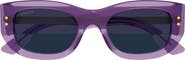 Gucci 51mm Square Sunglasses