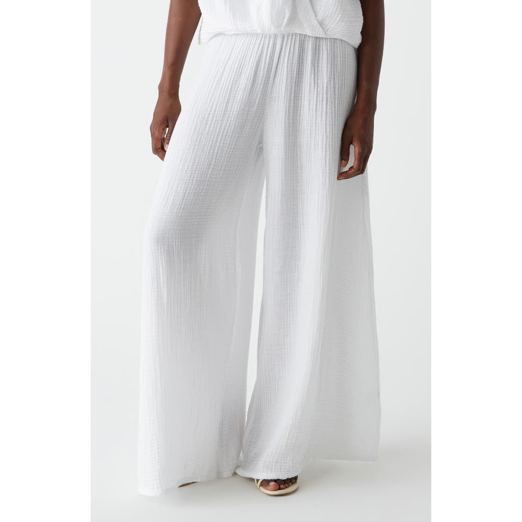 MICHAEL STARS MICHAEL STARS SIMBA SMOCKED WAIST WIDE LEG PANTS
