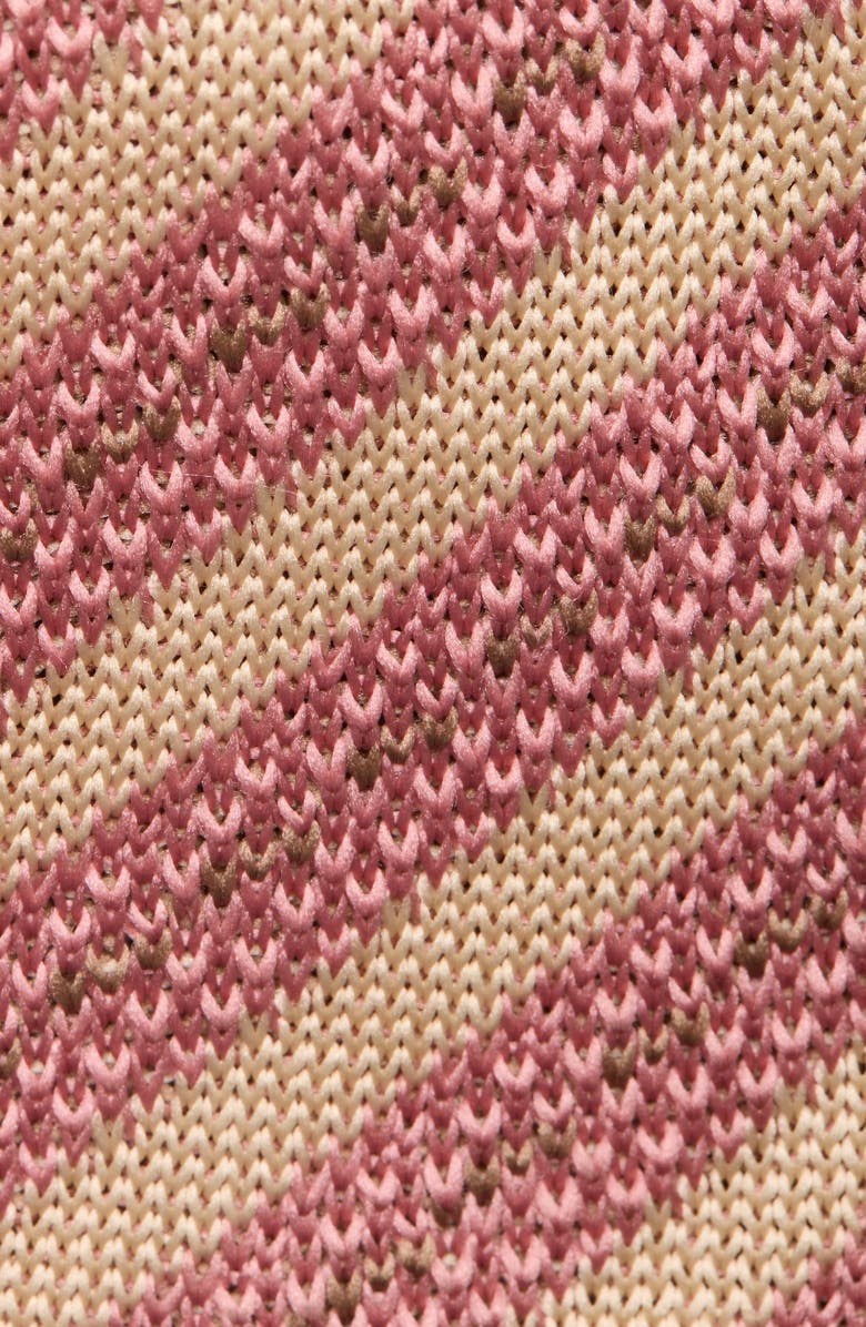 PAISLEY & GRAY Stanley Stripe Knit Tie, Alternate, color, Blush Creamy Pink
