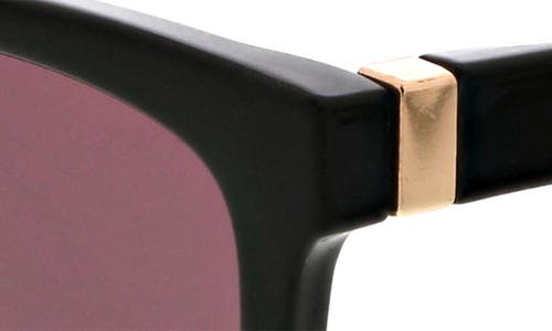 Bcbg Classic Square 54mm Sunglasses In Shiny Black