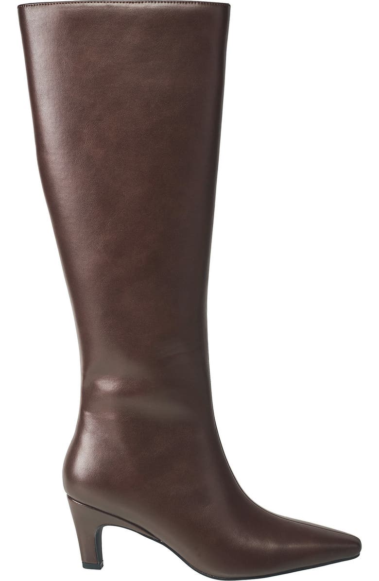 French Connection Womens Becky Kitten Heel Bootie, Alternate, color, Choco